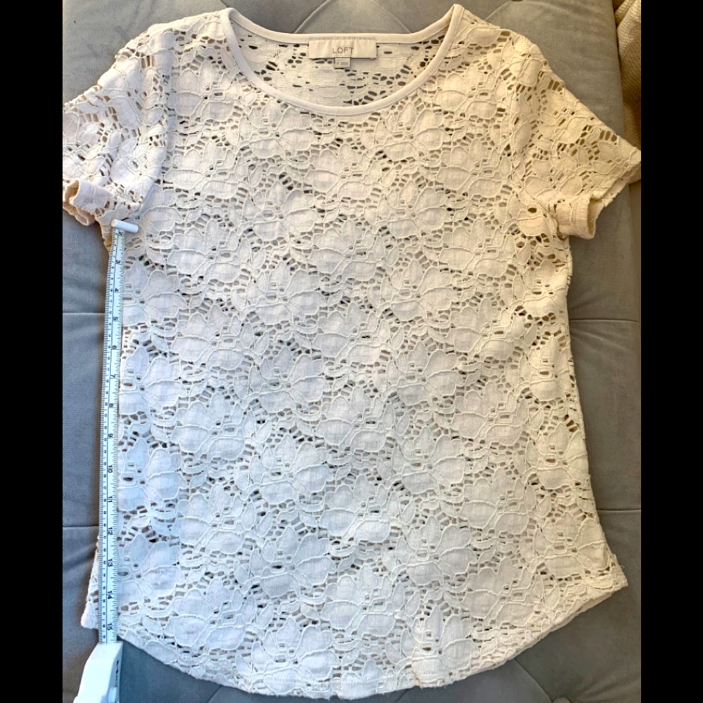 Loft cream top